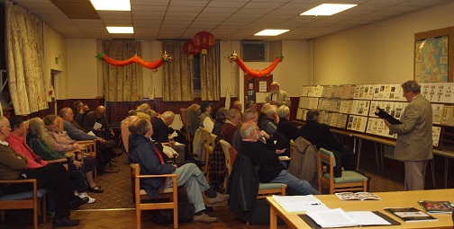 Typical speaker's evening in Southampton, courtesy Steve Gerrard  